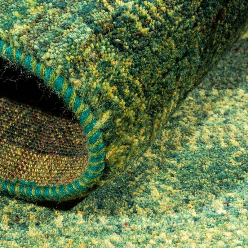 Tapis Gabbeh - Loribaft Persan - Royal - 150 x 97 cm - vert