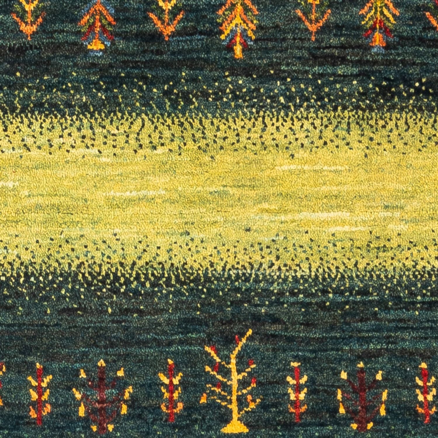 Tapis Gabbeh - Loribaft Persan - Royal - 137 x 81 cm - multicolore