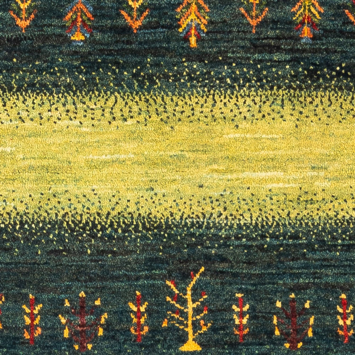 Tapis Gabbeh - Loribaft Persan - Royal - 137 x 81 cm - multicolore