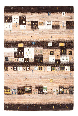 Tapis Gabbeh - Loribaft Persan - Royal - 158 x 111 cm - multicolore