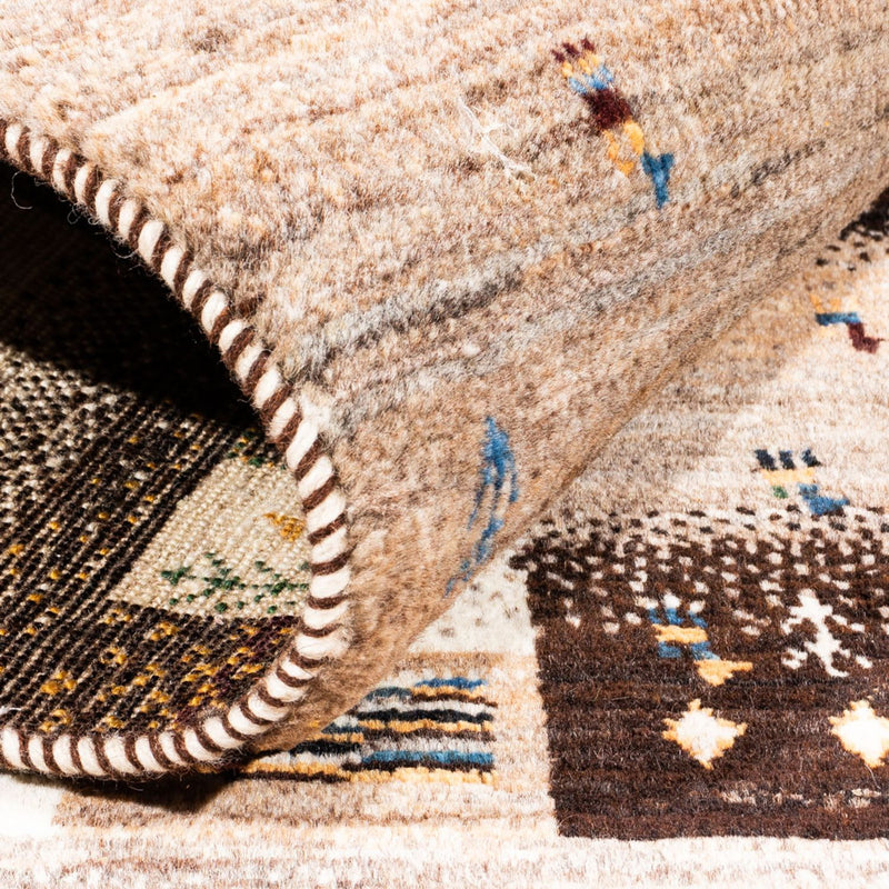 Tapis Gabbeh - Loribaft Persan - Royal - 158 x 111 cm - multicolore