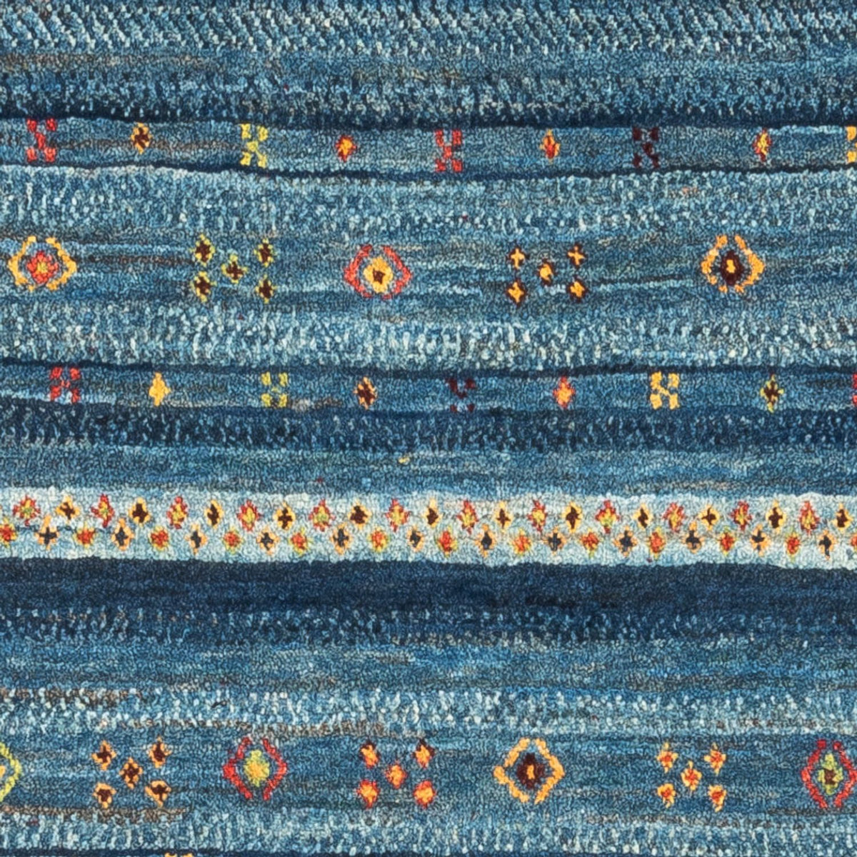 Tapis Gabbeh - Loribaft Persan - Royal - 129 x 84 cm - multicolore