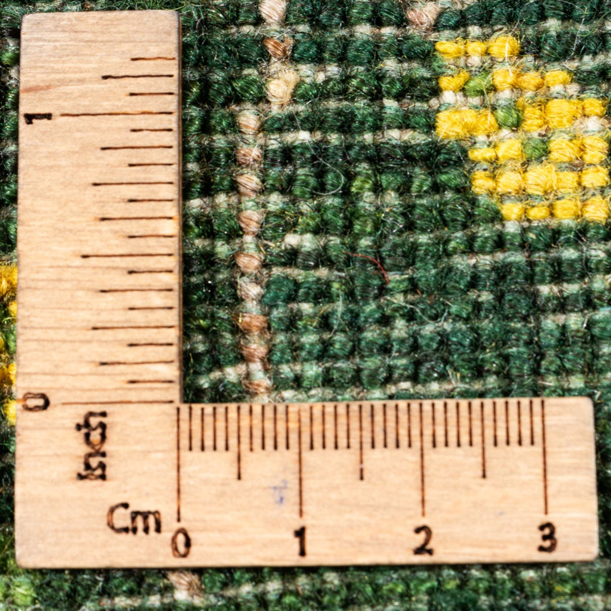 Tapis Gabbeh - Loribaft Persan - 191 x 143 cm - vert