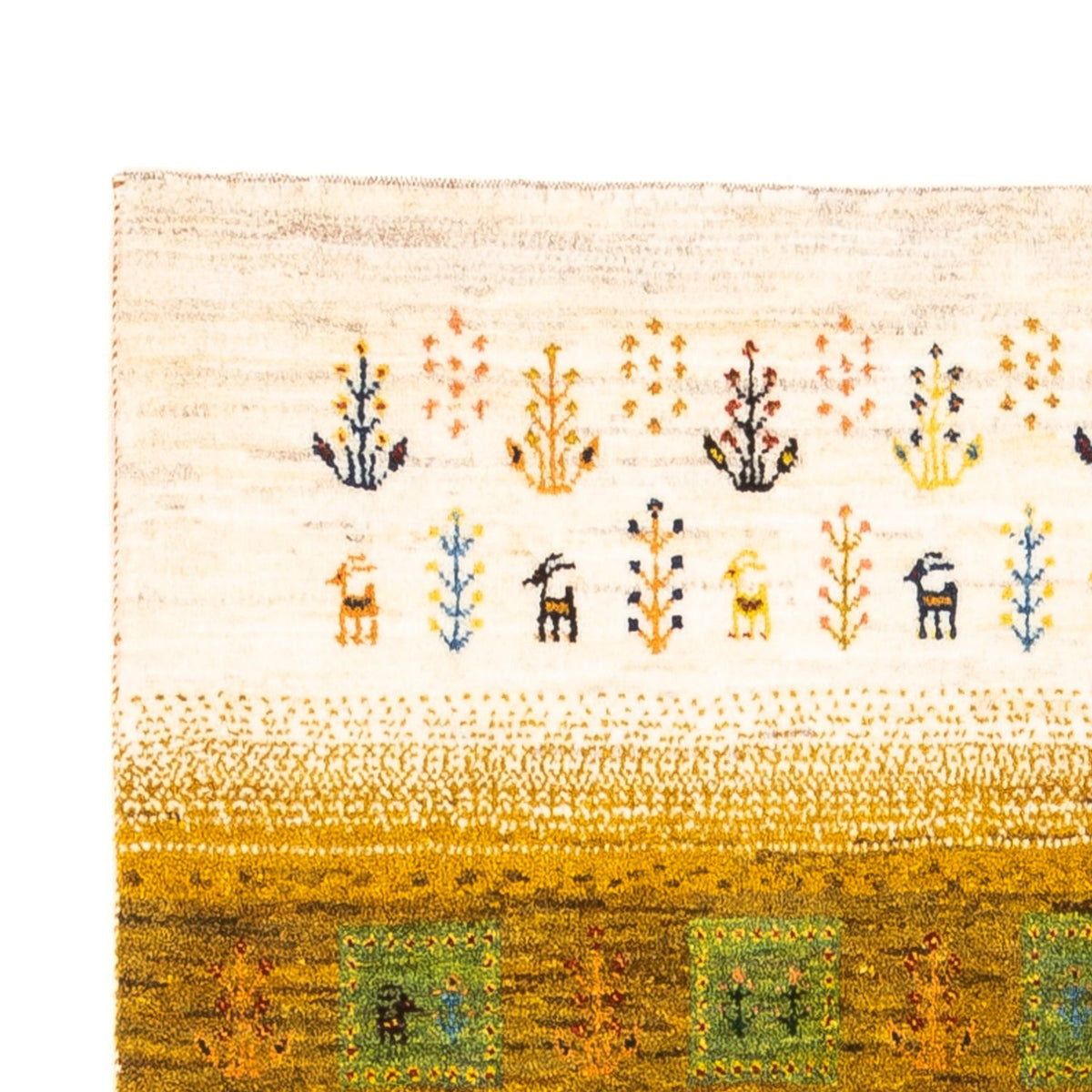 Tapis Gabbeh - Loribaft Persan - 156 x 96 cm - multicolore