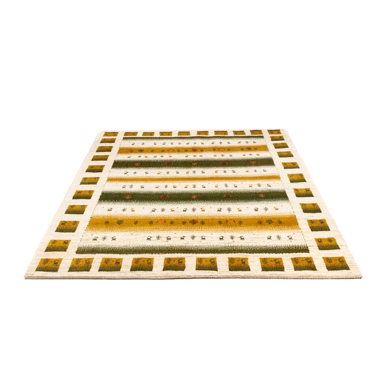 Tapis Gabbeh - Loribaft Persan - 203 x 158 cm - naturel