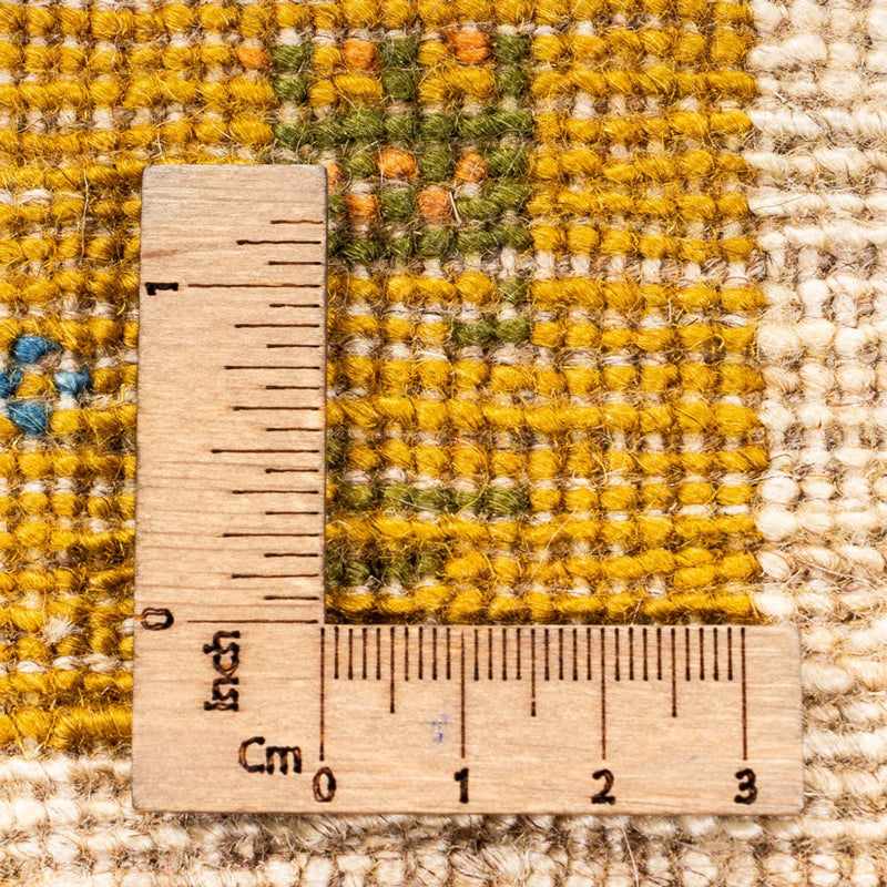 Tapis Gabbeh - Loribaft Persan - 203 x 158 cm - naturel