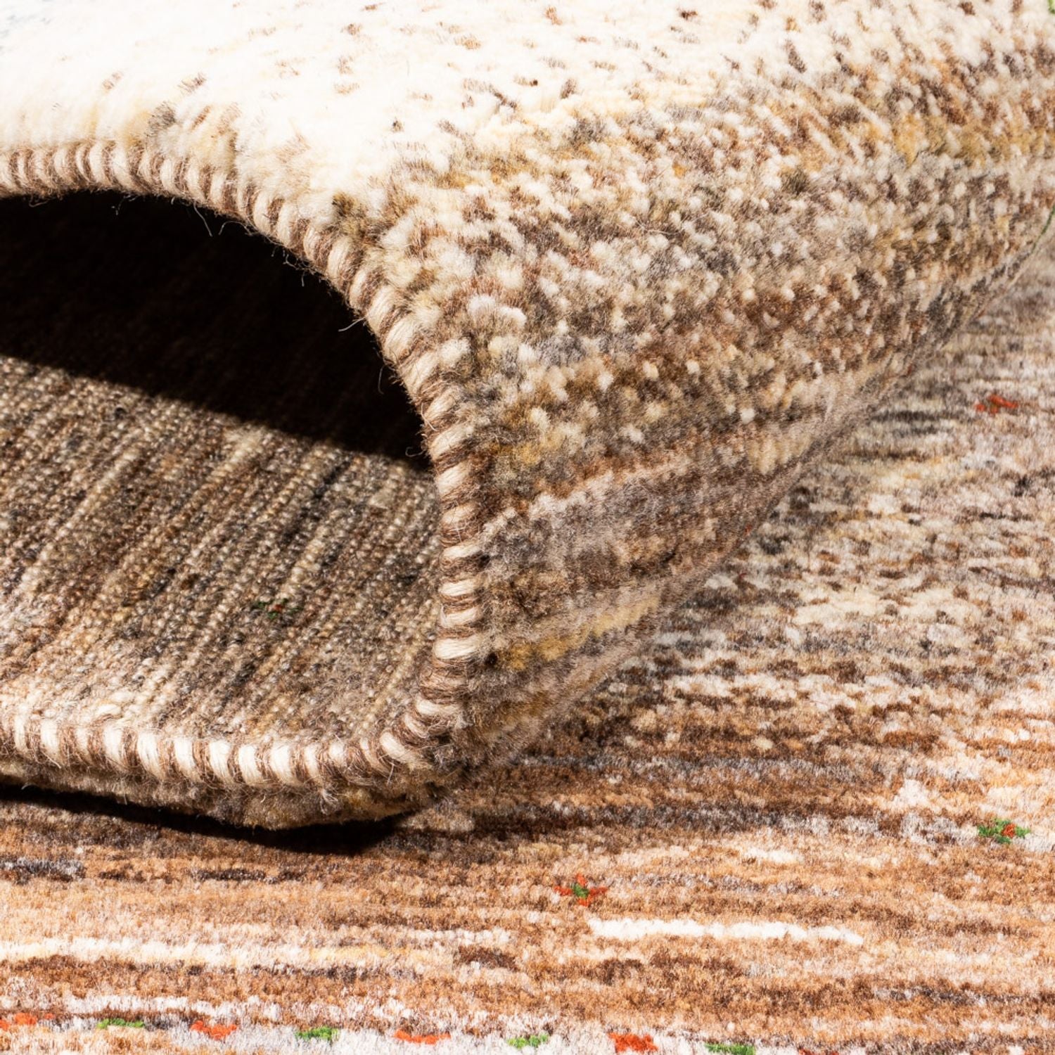 Tapis Gabbeh - Loribaft Persan - 201 x 157 cm - gris