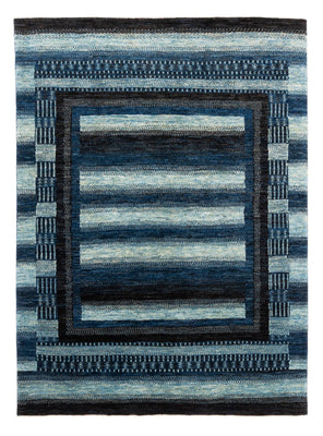 Tapis Gabbeh - Loribaft Persan - Royal - 204 x 149 cm - bleu