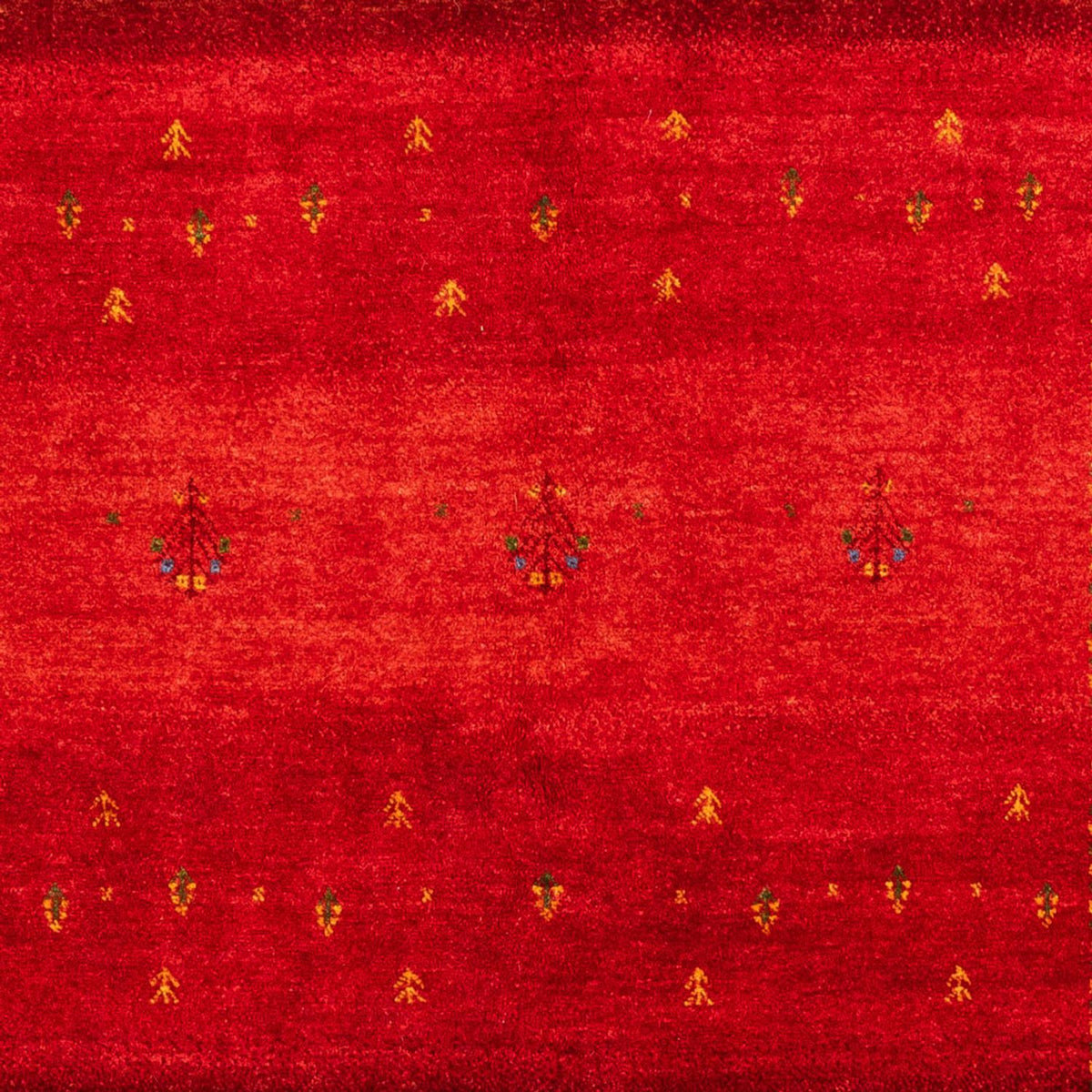 Tapis Gabbeh - Loribaft Persan - 206 x 156 cm - rouge