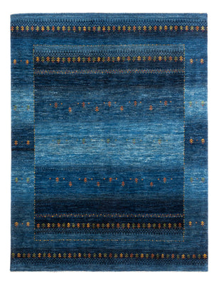 Tapis Gabbeh - Loribaft Persan - 209 x 160 cm - bleu