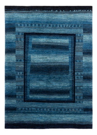 Tapis Gabbeh - Loribaft Persan - Royal - 210 x 150 cm - bleu