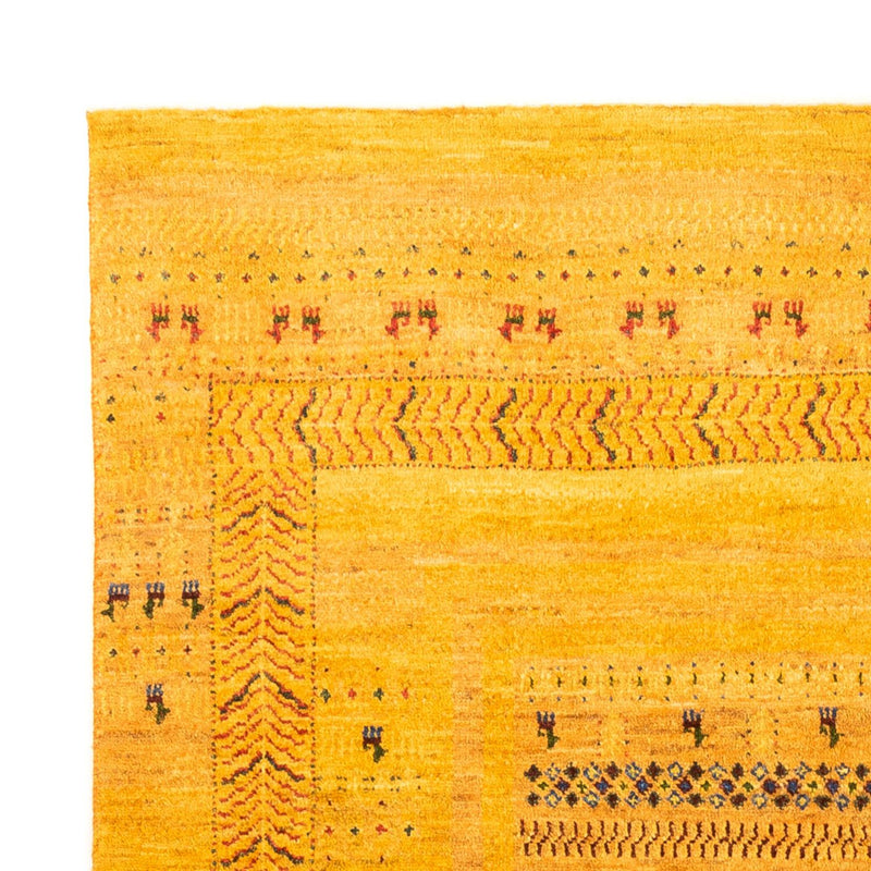 Tapis Gabbeh - Loribaft Persan - Royal - 198 x 152 cm - or