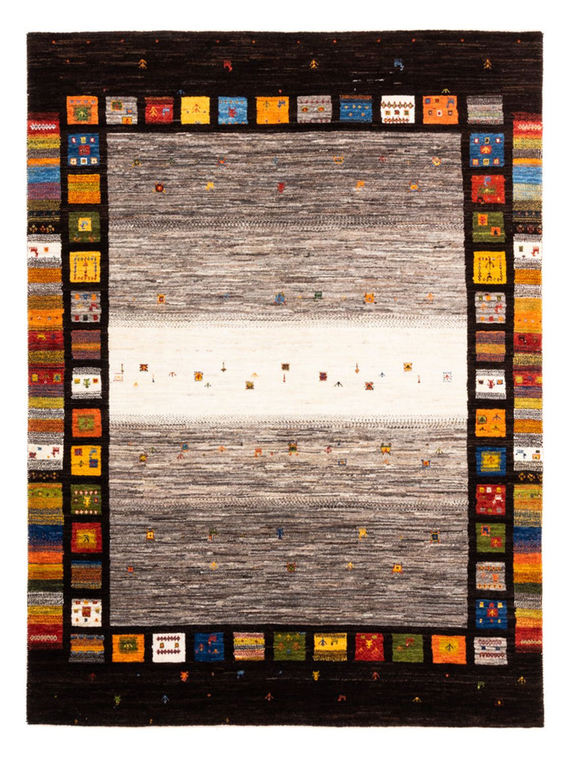 Tapis Gabbeh - Loribaft Persan - Royal - 215 x 159 cm - multicolore