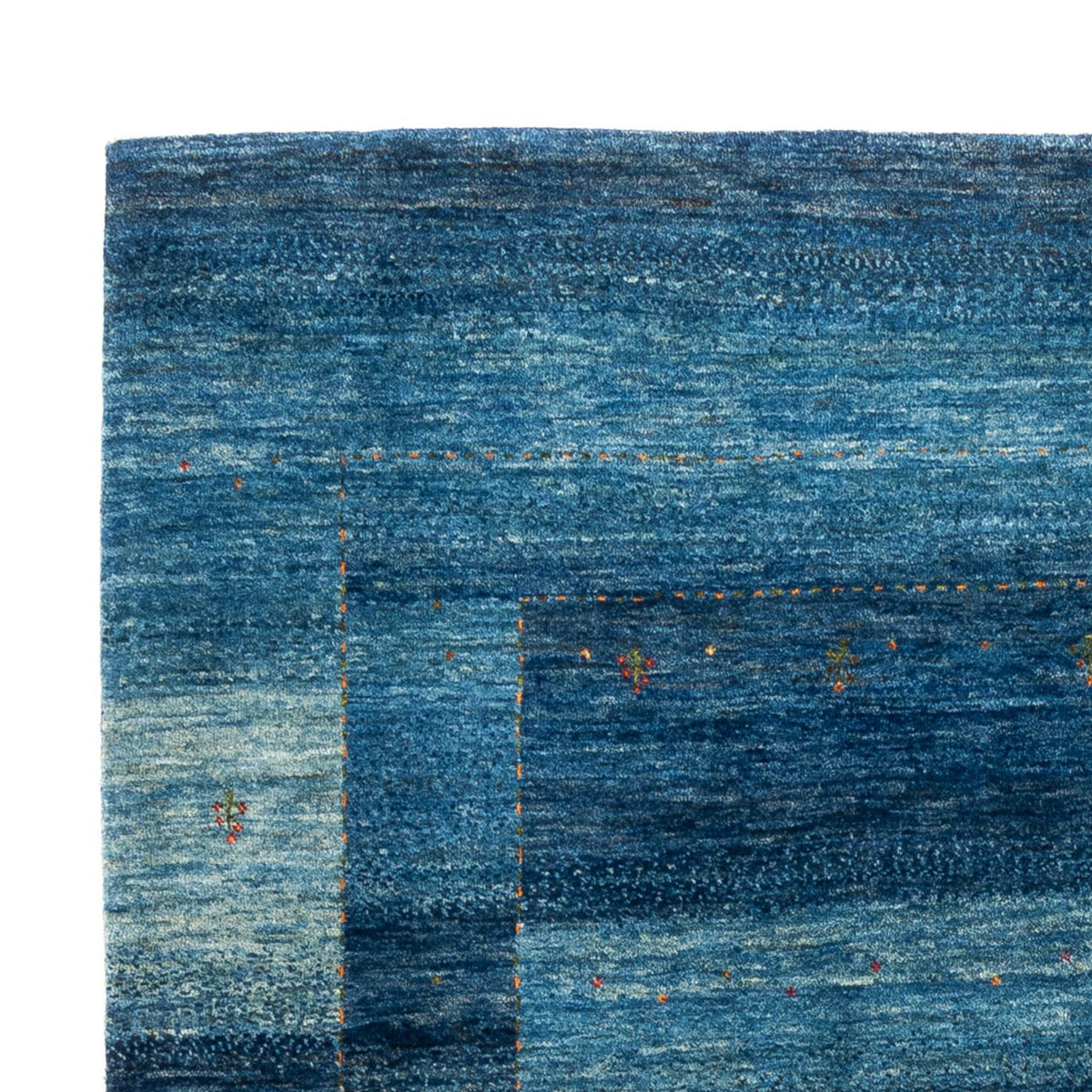 Tapis Gabbeh - Loribaft Persan - 205 x 156 cm - bleu