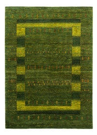 Tapis Gabbeh - Loribaft Persan - 205 x 150 cm - vert