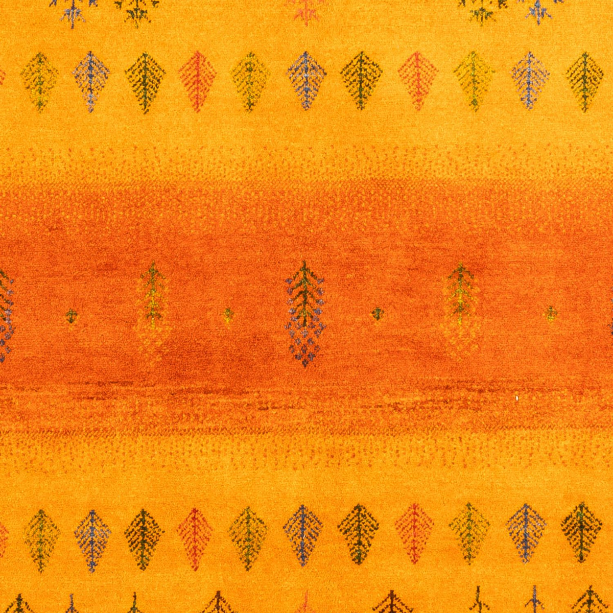 Tapis Gabbeh - Loribaft Persan - 209 x 150 cm - or