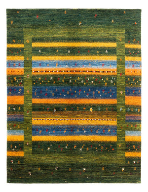 Tapis Gabbeh - Loribaft Persan - Royal - 212 x 161 cm - vert