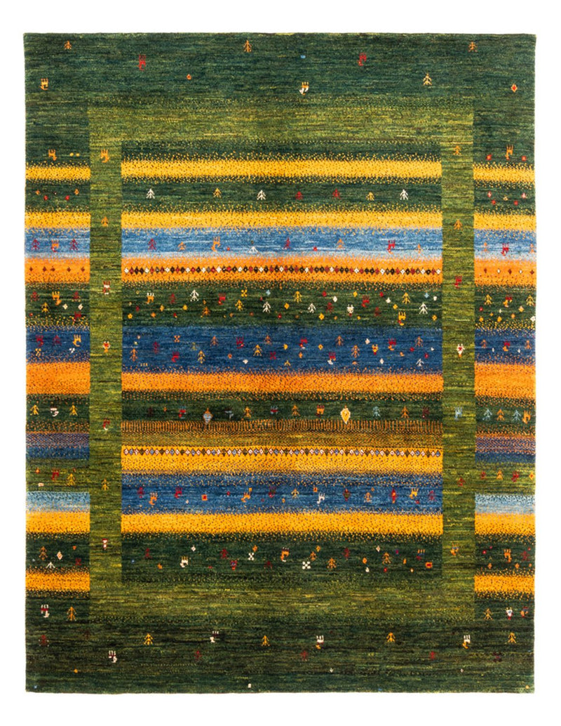Tapis Gabbeh - Loribaft Persan - Royal - 212 x 161 cm - vert