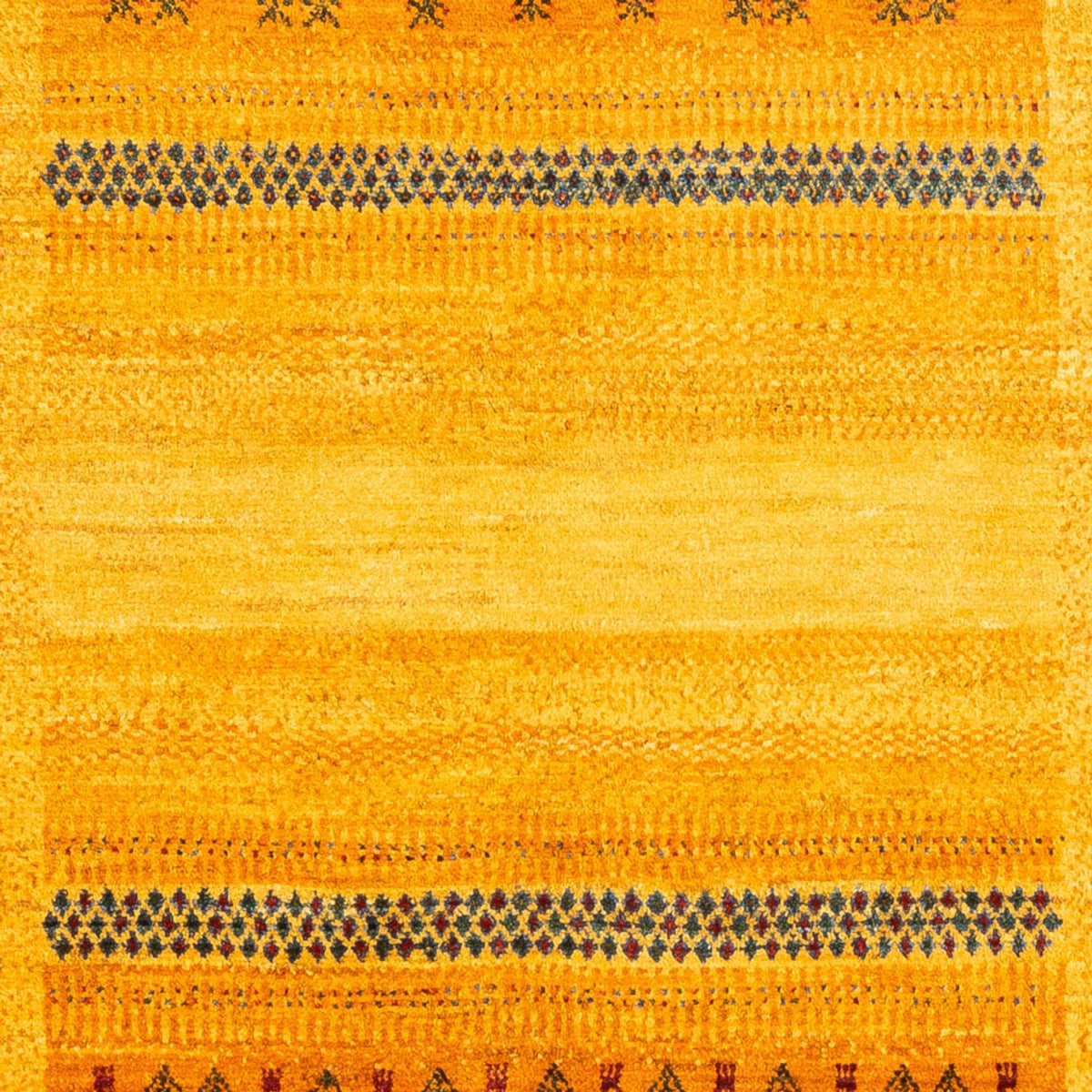 Tapis Gabbeh - Loribaft Persan - Royal - 205 x 144 cm - or