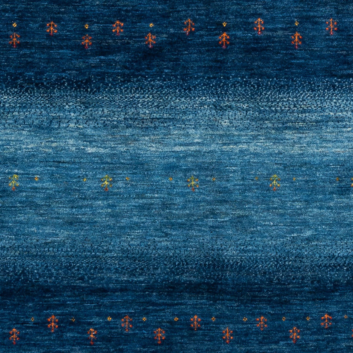 Tapis Gabbeh - Loribaft Persan - 207 x 157 cm - bleu