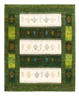Tapis Gabbeh - Loribaft Persan - 197 x 155 cm - vert