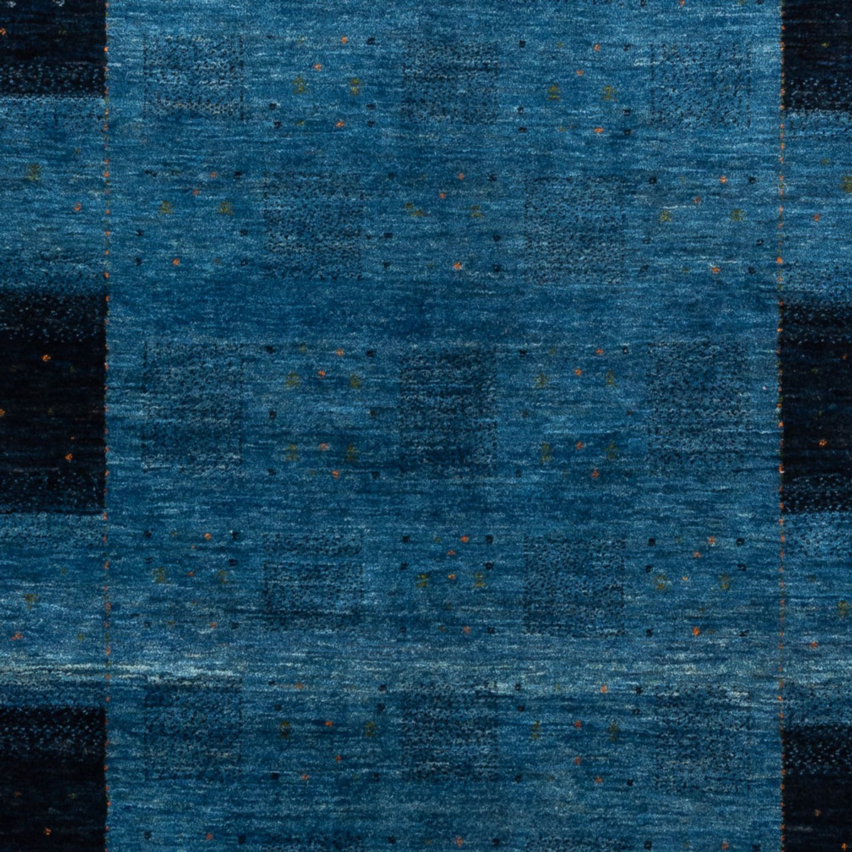 Tapis Gabbeh - Loribaft Persan - 209 x 152 cm - bleu