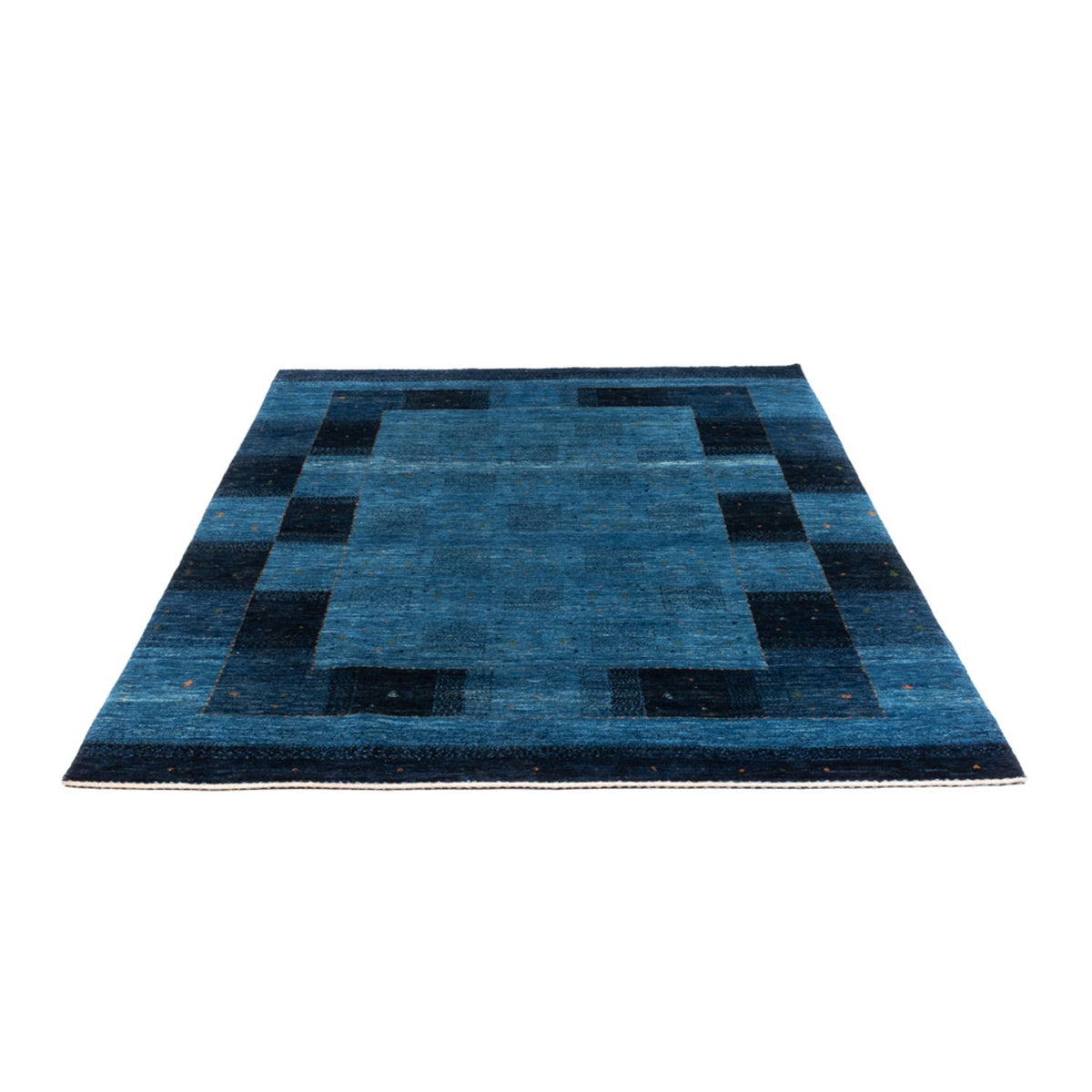 Tapis Gabbeh - Loribaft Persan - 209 x 152 cm - bleu