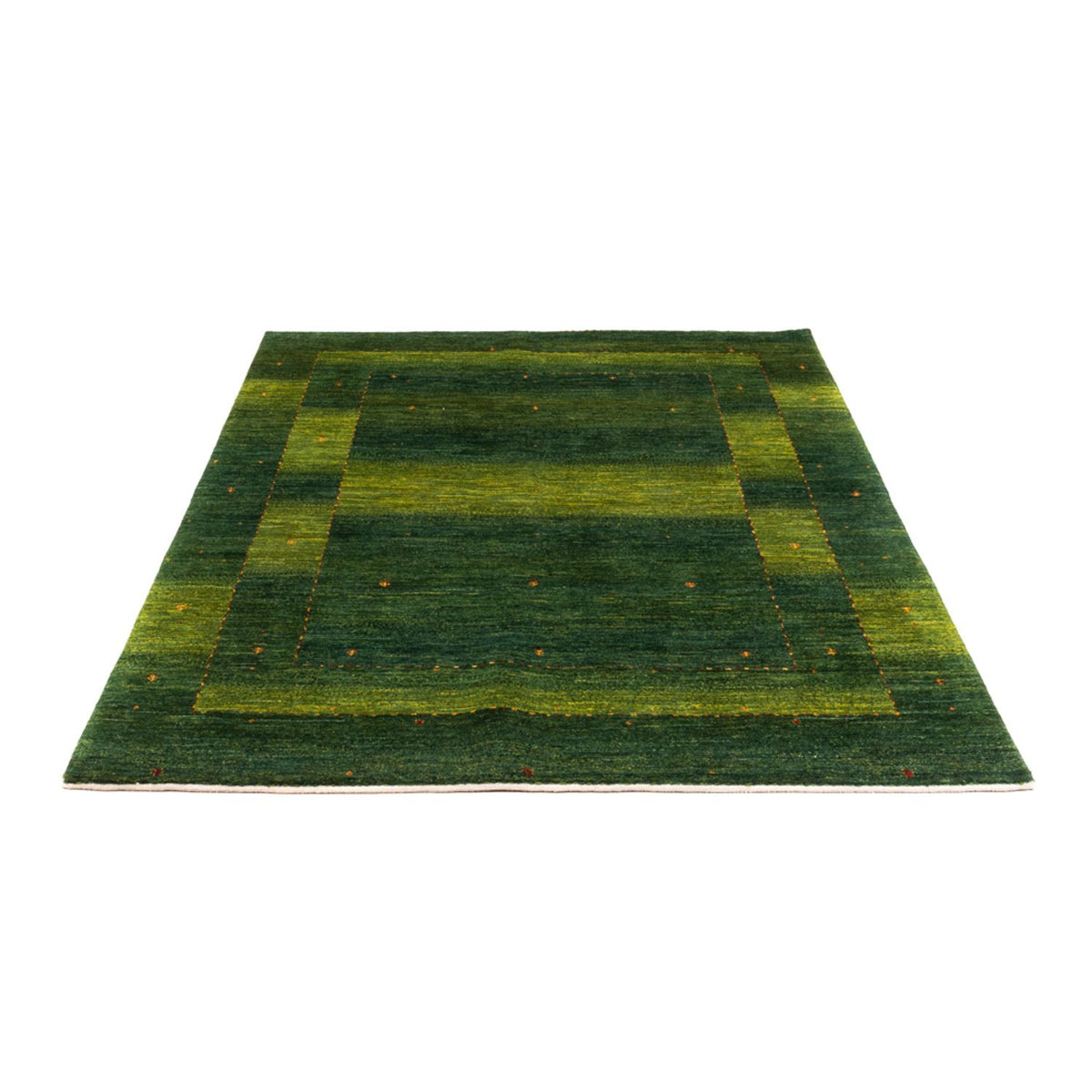 Tapis Gabbeh - Loribaft Persan - 198 x 146 cm - vert