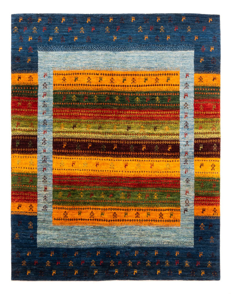 Tapis Gabbeh - Loribaft Persan - Royal - 190 x 147 cm - bleu