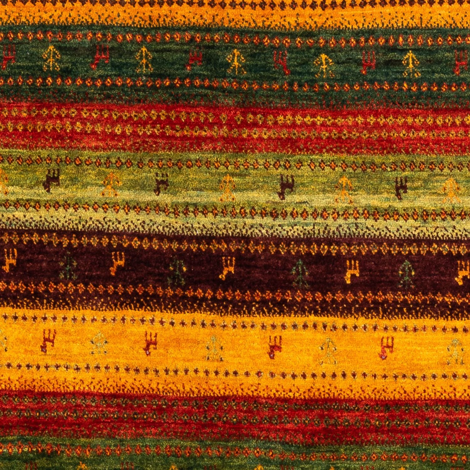 Tapis Gabbeh - Loribaft Persan - Royal - 190 x 147 cm - bleu