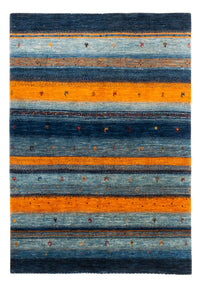 Tapis Gabbeh - Loribaft Persan - Royal - 209 x 144 cm - bleu