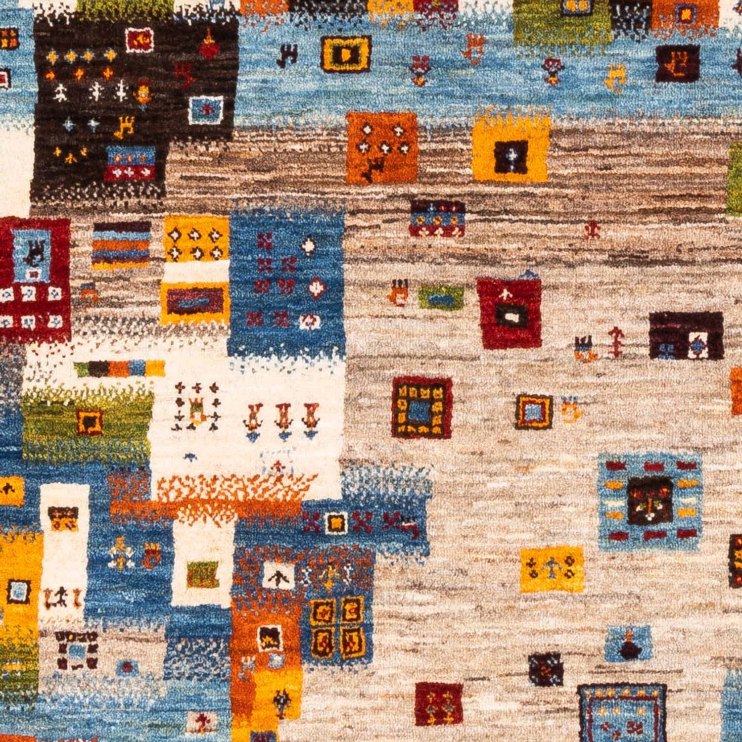 Tapis Gabbeh - Loribaft Persan - Royal - 201 x 150 cm - bleu
