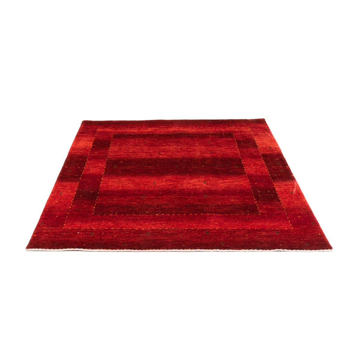 Tapis Gabbeh - Loribaft Persan - 170 x 147 cm - rouge