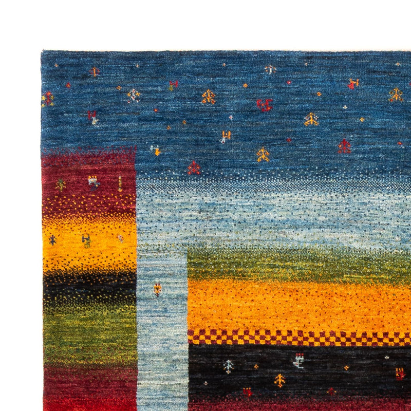 Tapis Gabbeh - Loribaft Persan - Royal - 210 x 148 cm - multicolore
