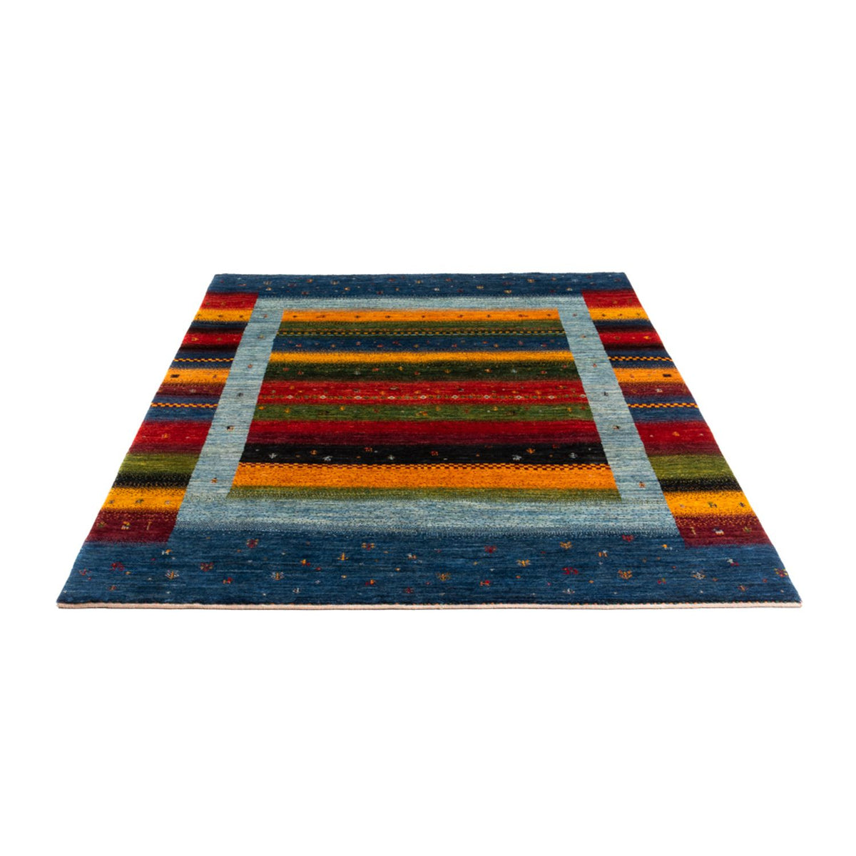 Tapis Gabbeh - Loribaft Persan - Royal - 210 x 148 cm - multicolore