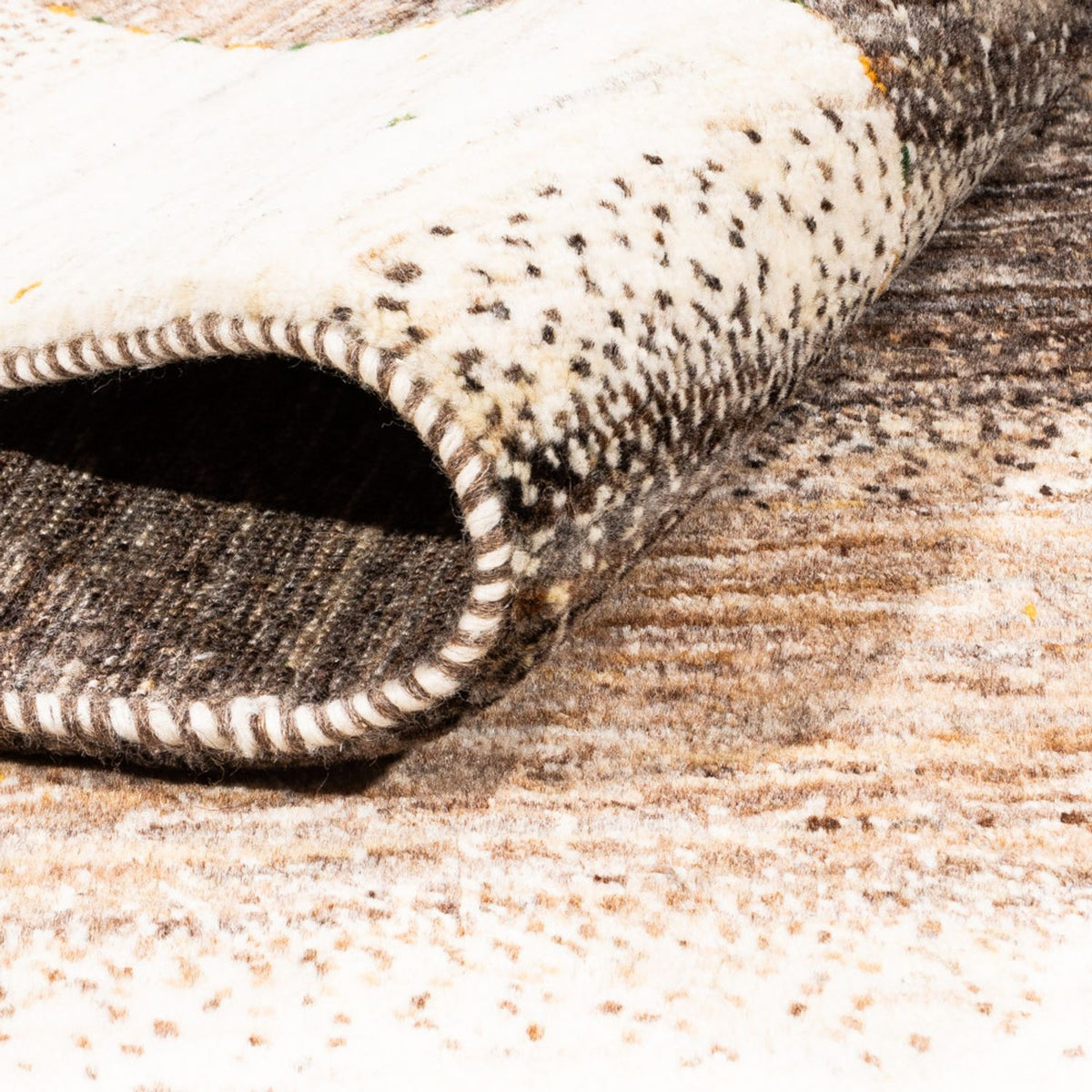 Tapis Gabbeh - Loribaft Persan - 204 x 149 cm - naturel