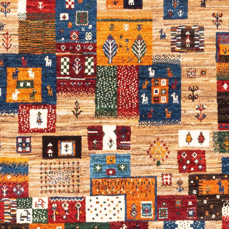 Tapis Gabbeh - Loribaft Persan - Royal - 140 x 100 cm - multicolore