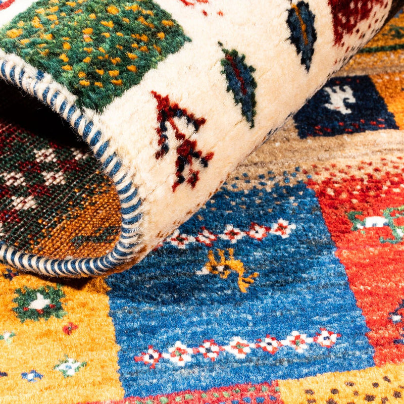 Tapis Gabbeh - Loribaft Persan - Royal - 140 x 100 cm - multicolore