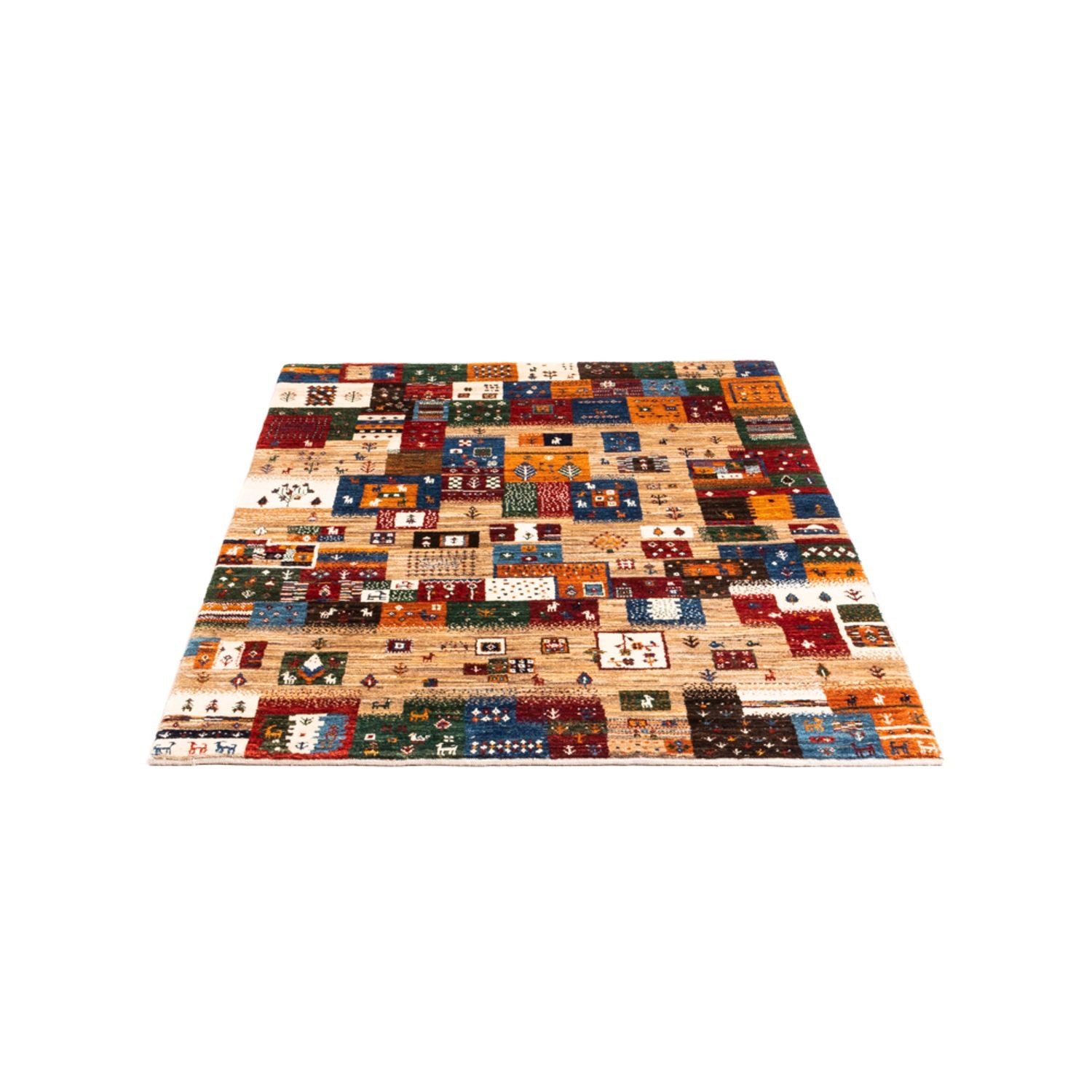 Tapis Gabbeh - Loribaft Persan - Royal - 140 x 100 cm - multicolore
