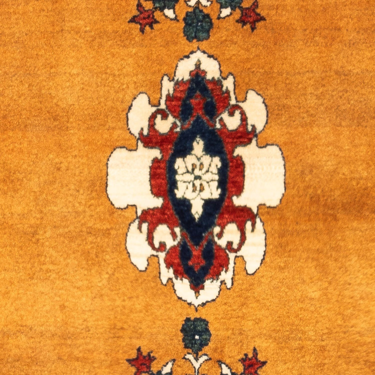 Tapis Gabbeh - Persan - 148 x 105 cm - or