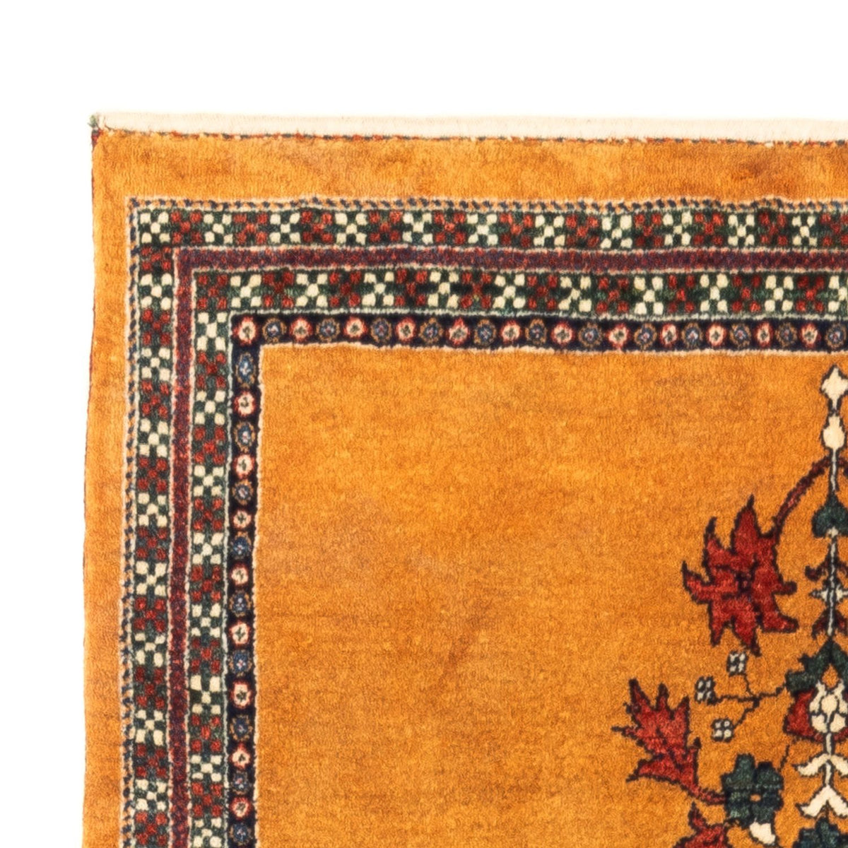 Tapis Gabbeh - Persan - 148 x 105 cm - or