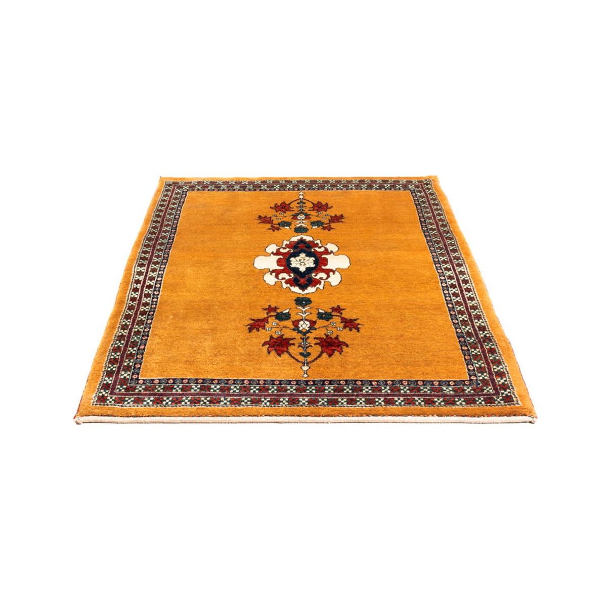 Tapis Gabbeh - Persan - 148 x 105 cm - or