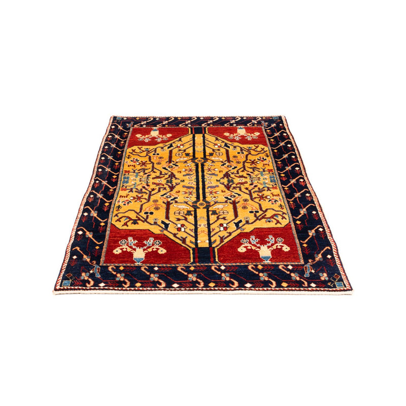 Tapis Gabbeh - Persan - 170 x 110 cm - or