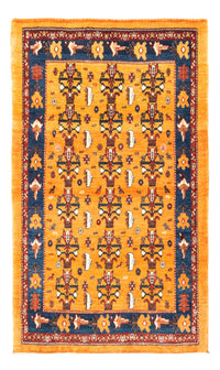 Tapis Gabbeh - Persan - 157 x 102 cm - or
