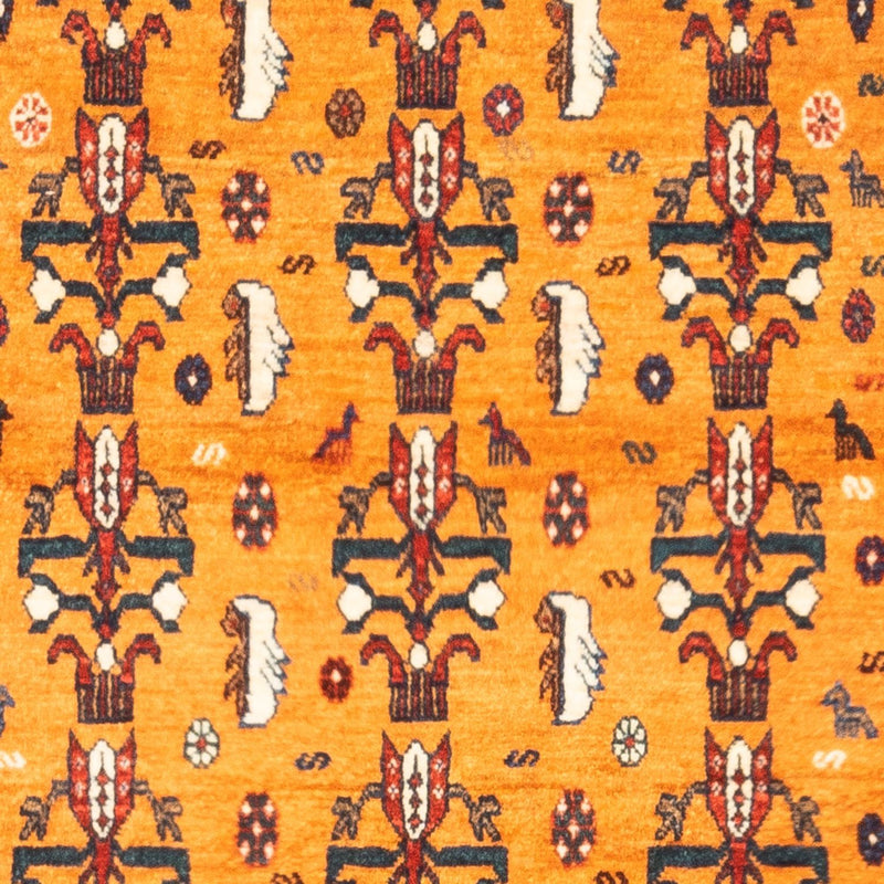 Tapis Gabbeh - Persan - 157 x 102 cm - or