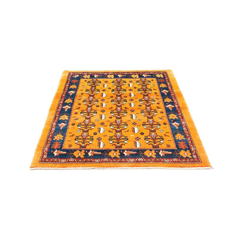 Tapis Gabbeh - Persan - 157 x 102 cm - or