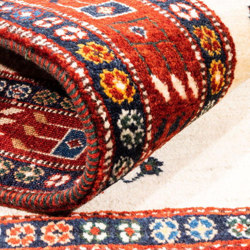 Tapis Gabbeh - Persan - 147 x 102 cm - beige