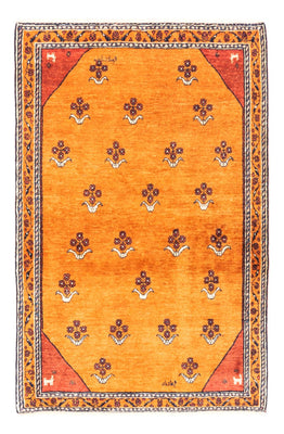 Tapis Gabbeh - Persan - 148 x 105 cm - or