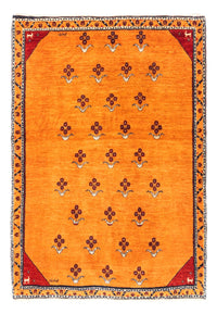 Tapis Gabbeh - Persan - 170 x 128 cm - or