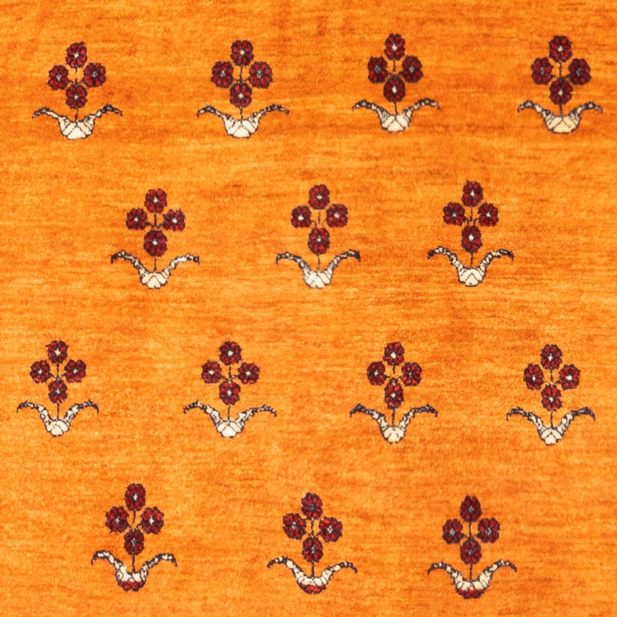 Tapis Gabbeh - Persan - 170 x 128 cm - or